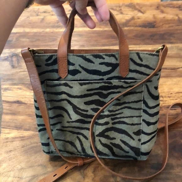 Madewell Small Transport Tiger Print Crossbody - Picture 16 of 16